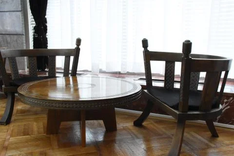 Old seating set Stock Photos