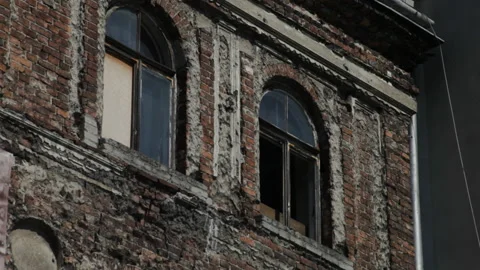 Old second world war building in warsaw poland 2011 Stock Footage 139112021