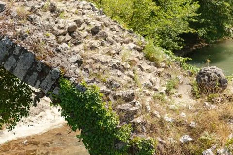 Old semi-circular bridge Stock Photos