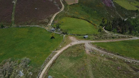 Old settlement in mountains 스톡 동영상 195169892