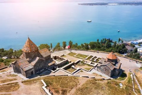 Old Sevanavank monastery Stock Photos