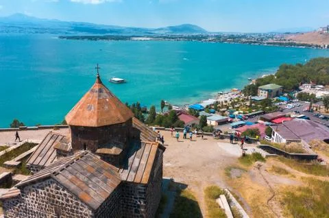 The old Sevanavank monastery Stock Photos