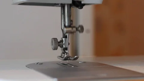 Old sewing machine Stock Footage 76108448