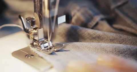 Old Sewing Machine Stock-Footage 91068589