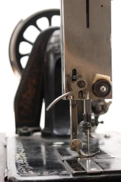 Old sewing machine Foto stock