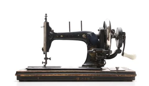 Old sewing machine Foto stock