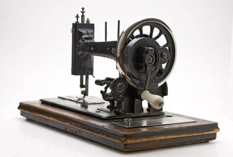 Old sewing machine Foto stock