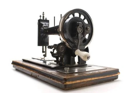 Old sewing machine Foto stock