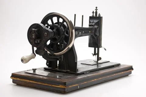 Old sewing machine Foto stock