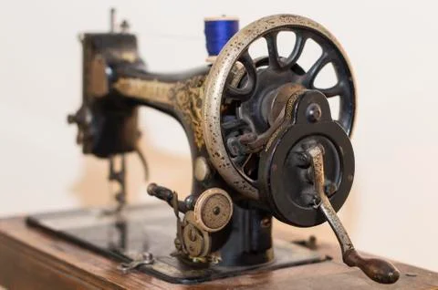 Old sewing machine Stock Photos