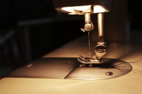 Old sewing machine Stock Photos