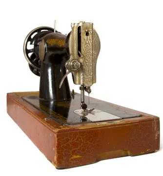 Old sewing machine Foto stock