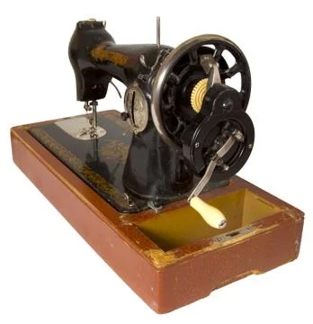 Old sewing machine Foto stock