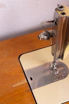 Old sewing machine. Stock Photos