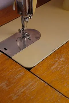 Old sewing machine. Stock Photos