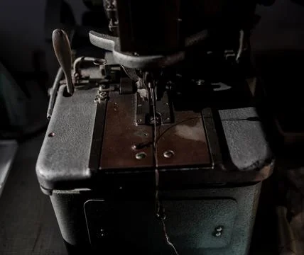 Old sewing machine Stock Photos