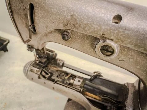Old sewing machine Stock Photos
