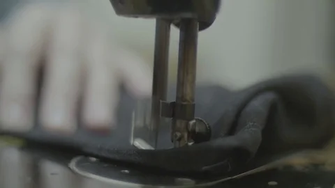 Old Sewing Machine zinger Stock Footage 73207371