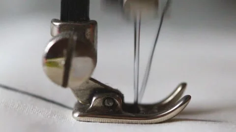 Old Sewing Machine.Slow motion Video stock 55151810
