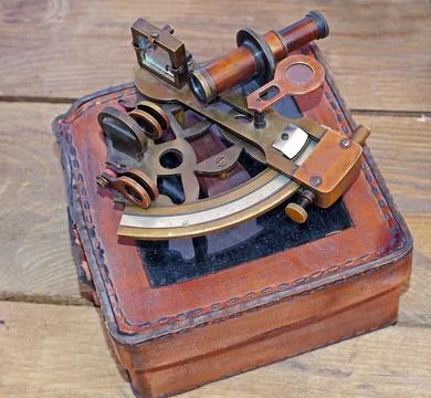 The old sextant Stock Photos