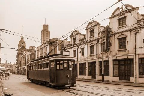 Old Shanghai architecture Foto stock