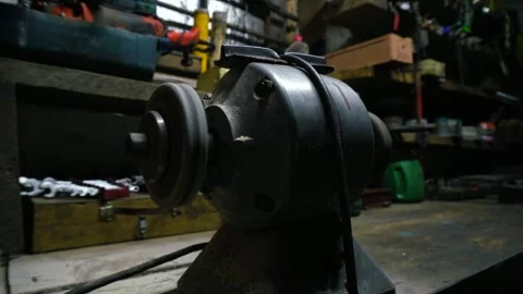 Old sharpener for sharpening Stock Footage 335207199