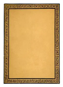 Old sheet of paper with clipping path Foto stock