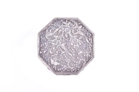 Old shining silverware Fotos de archivo