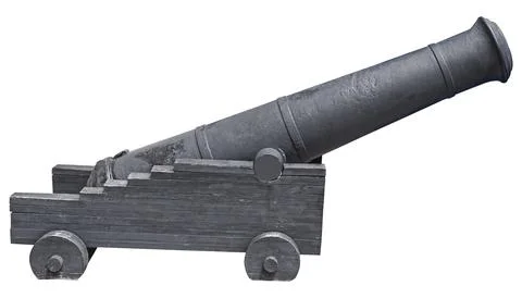 Old ship cannon Stock Photos