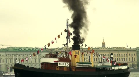 Old ship. Video stock 7765139