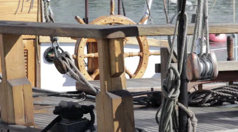 Old ship Video stock 24813693