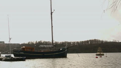 Old ship Stock Footage 33787738