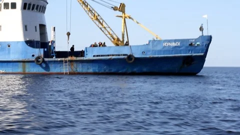 Old ship Video stock 95193642