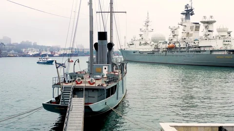 Old ship Stock-Footage 107872373