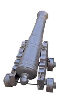 Old ship gun Stock Photos