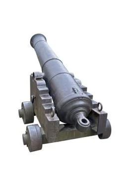 Old ship gun Stock Photos