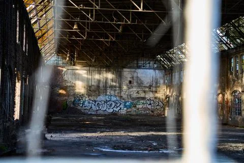 Old shipyard building Foto stock