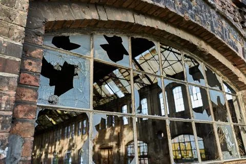Old shipyard building Stock Photos