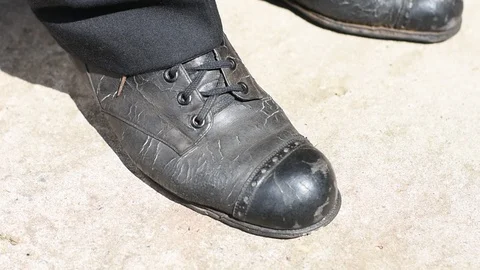 Old shoes Stock Footage 108528969