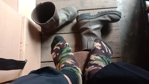 Old shoes Stock Footage 247502060