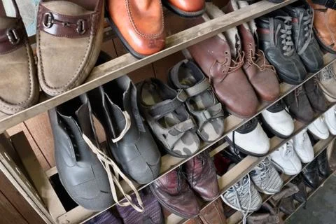 Old shoes Stock Photos