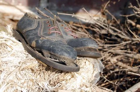 Old shoes Stock Photos