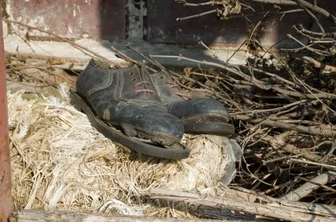 Old shoes Stock Photos