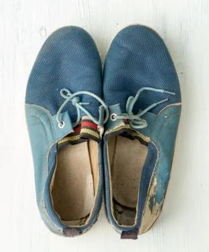 Old shoes Foto stock