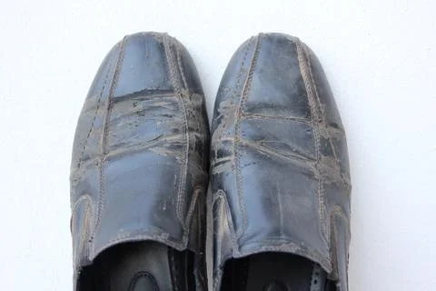 Old shoes Foto stock