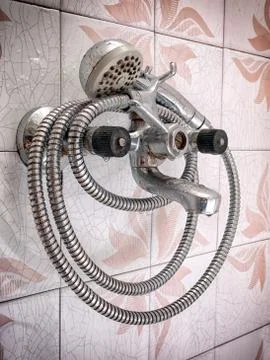 Old shower Stock Photos