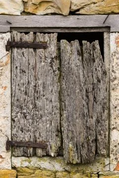 The old shutters Stock Photos