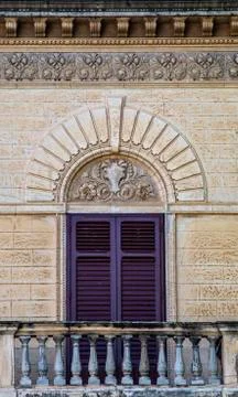 Old siclian window Stock Photos