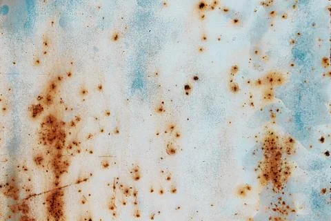 The old sign surface is rusty. 库存照片