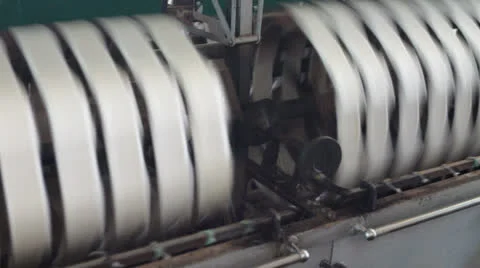 Old silk machines Video stock 22803329